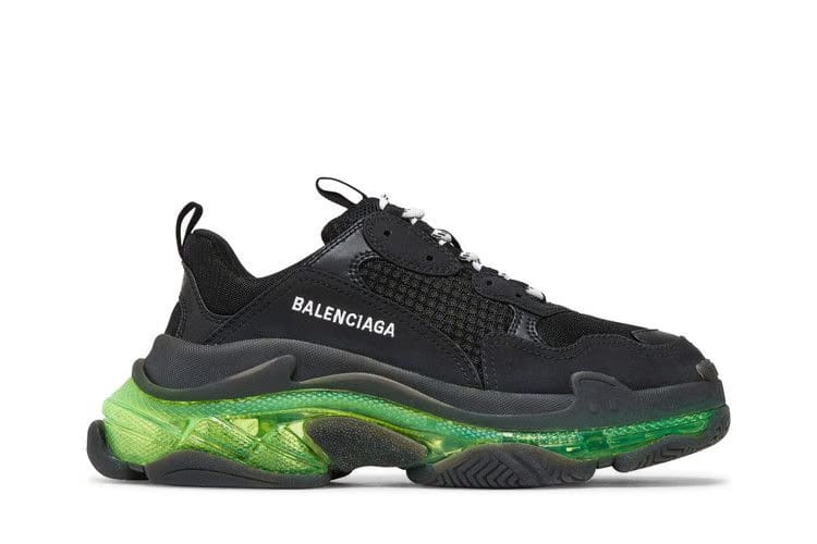 Balenciaga Wmns Triple S 'Black Yellow Fluo'