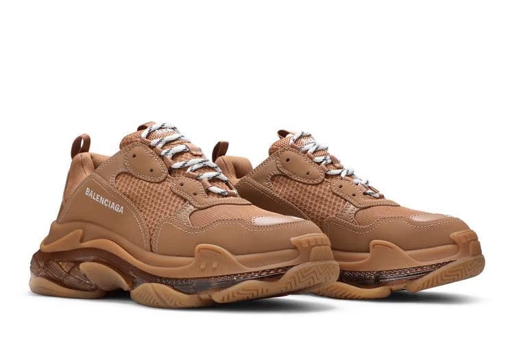 Balenciaga Triple S Clear Sole Brown