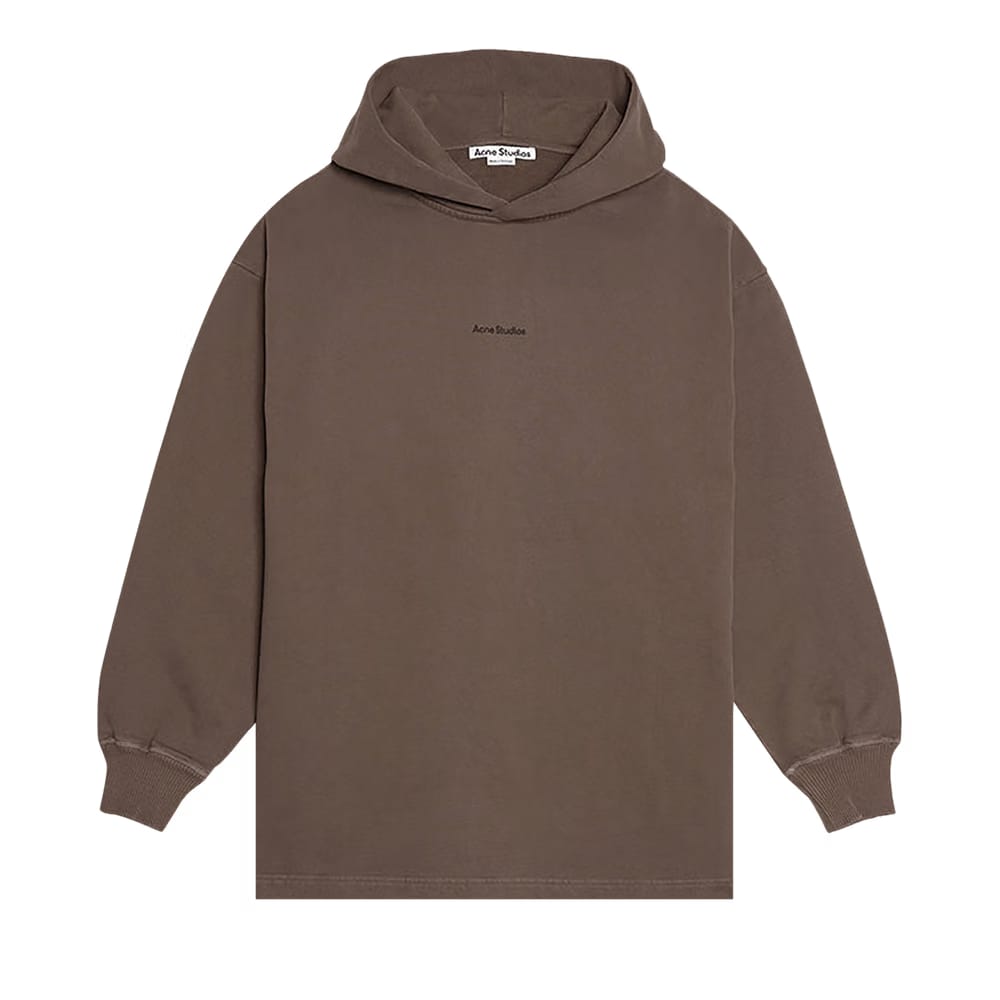 Acne Studios Logo Hoodie Stone Grey