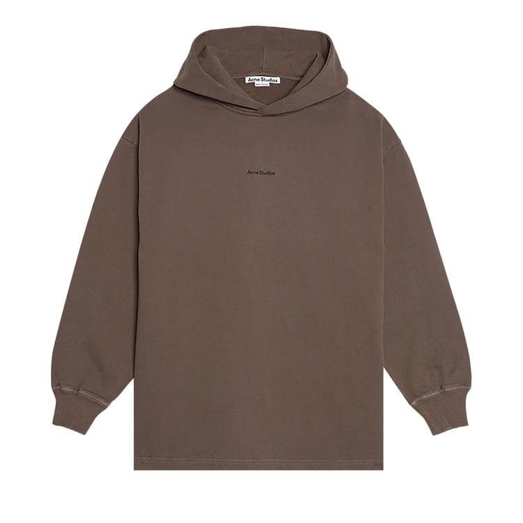 Acne Studios Logo Hoodie Stone Grey