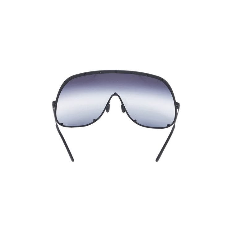 Rick Owens Shield Sunglasses Black/Clear