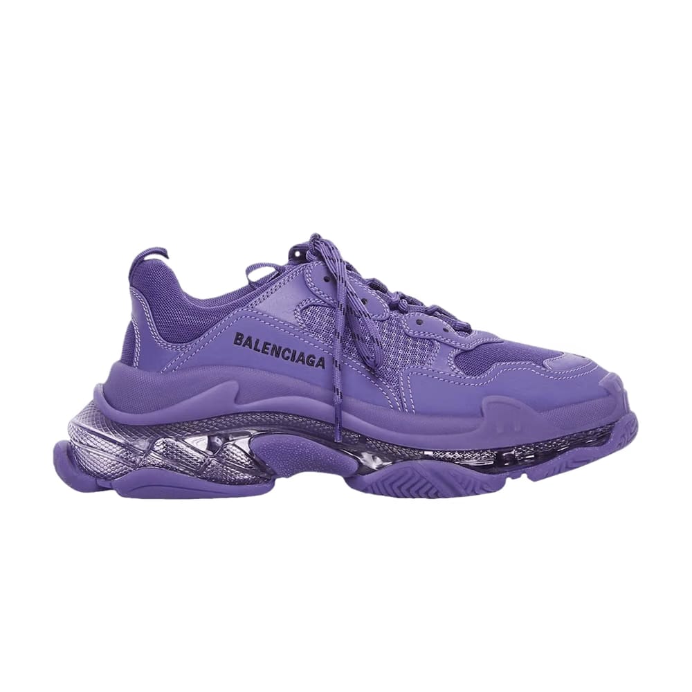 Balenciaga Triple S Sneaker Clear Sole - Purple