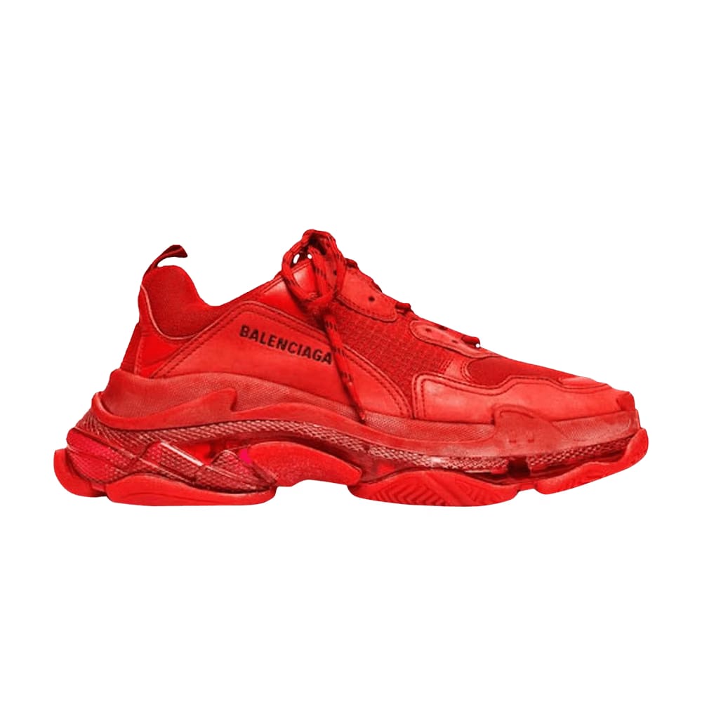 Balenciaga Wmns Triple S Sneaker 'Clear Sole - Red'
