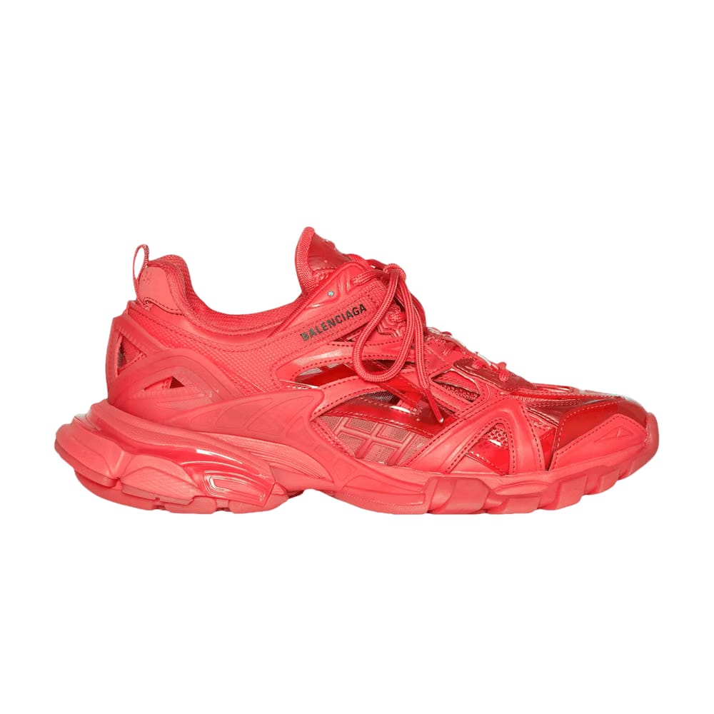Balenciaga Track.2 Sneaker Clear Sole - Red