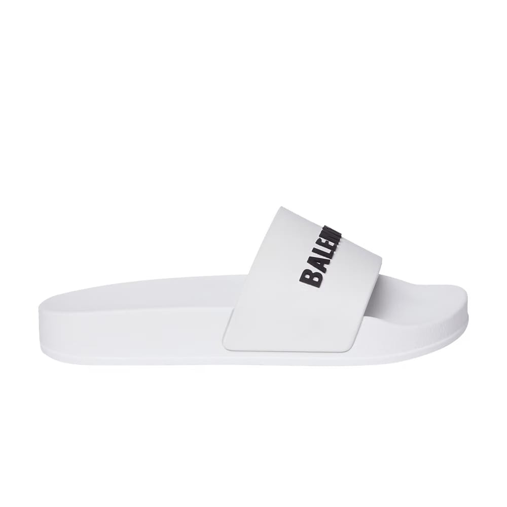 Balenciaga Pool Slide White Black (Kids)