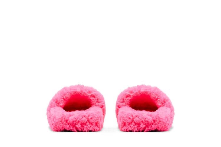 Balenciaga Wmns Furry Slides 'Faux Fur - Hot Pink'