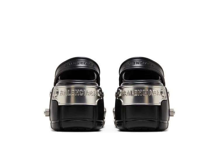Crocs x Balenciaga Wmns Hardcrocs Slide 'Nero Silver'