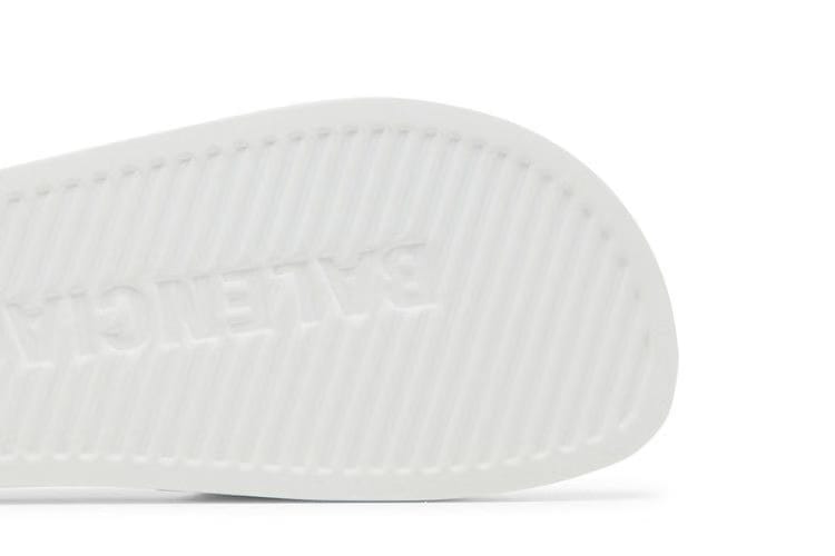 Balenciaga Pool Slides White Black
