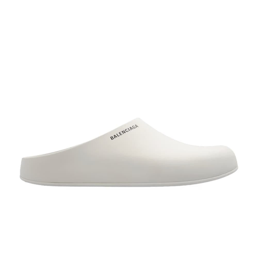 Balenciaga Pool Closed Slide Nacre
