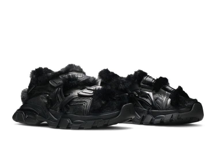Balenciaga Wmns Furry Sandal 'Black'