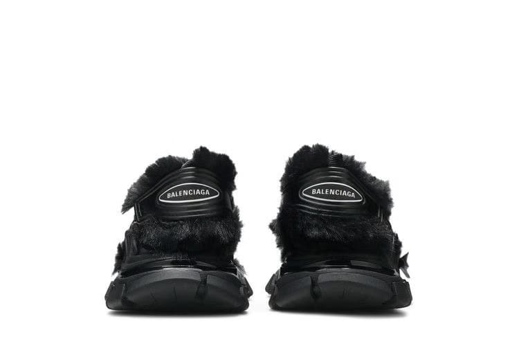 Balenciaga Wmns Furry Sandal 'Black'