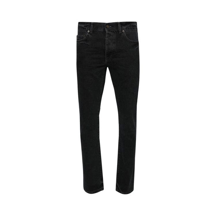 Saint Laurent Slim Fit Straight Pants Dark Blue/Black