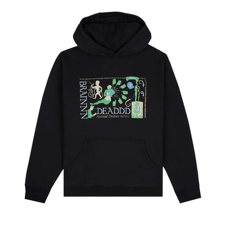 Brain Dead Animal Dieties Hoodie Black