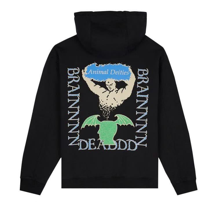 Brain Dead Animal Dieties Hoodie Black