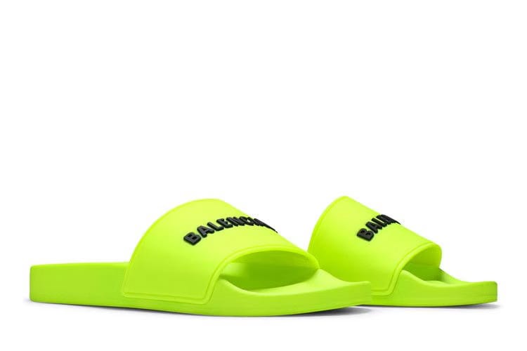 Balenciaga Pool Slide Fluo Yellow (Women's)