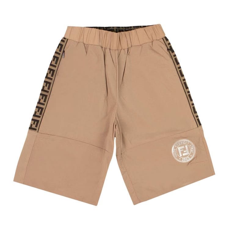 Fendi FF Motif Reversible Swim Shorts Brown/Light Brown