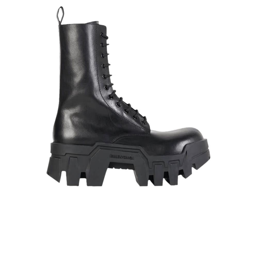 Balenciaga Wmns Bulldozer Lace-Up Boot 'Black'