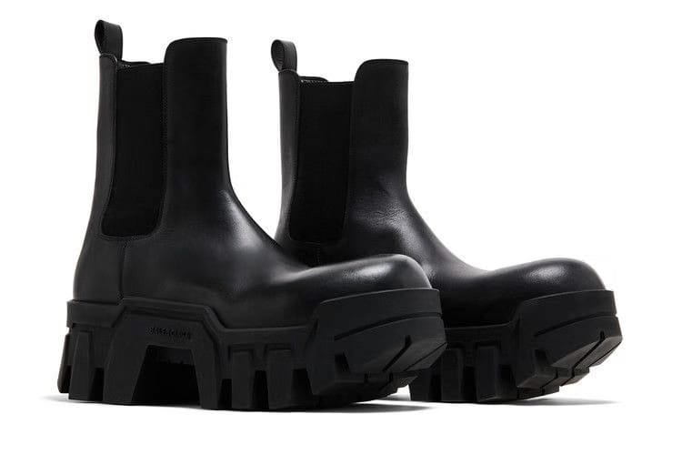Balenciaga Bulldozer Chelsea Boot Black