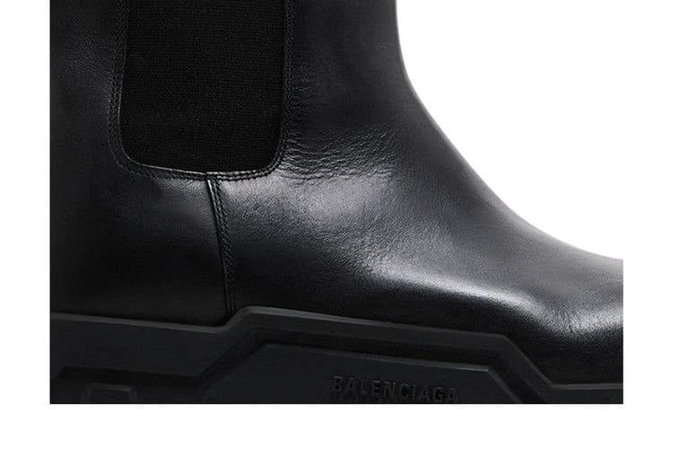Balenciaga Bulldozer Chelsea Boot Black