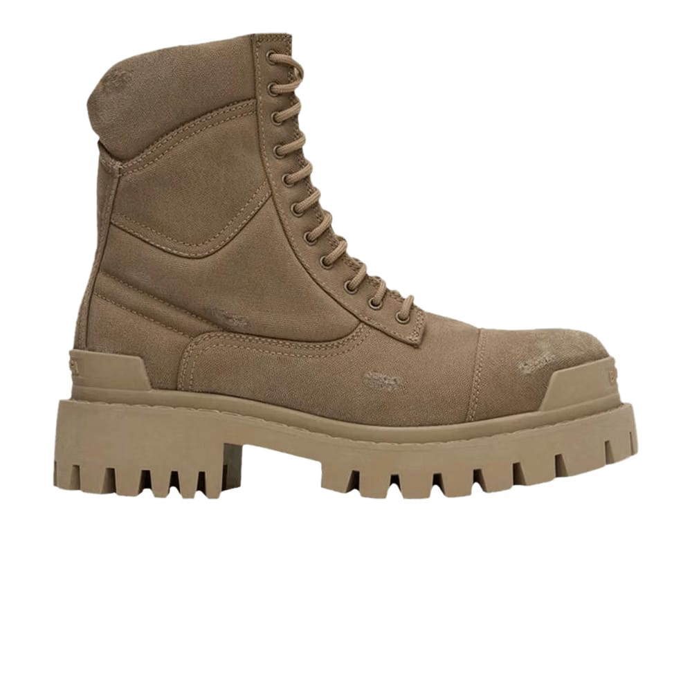 Balenciaga Combat Strike Boot Worn-Out - Beige