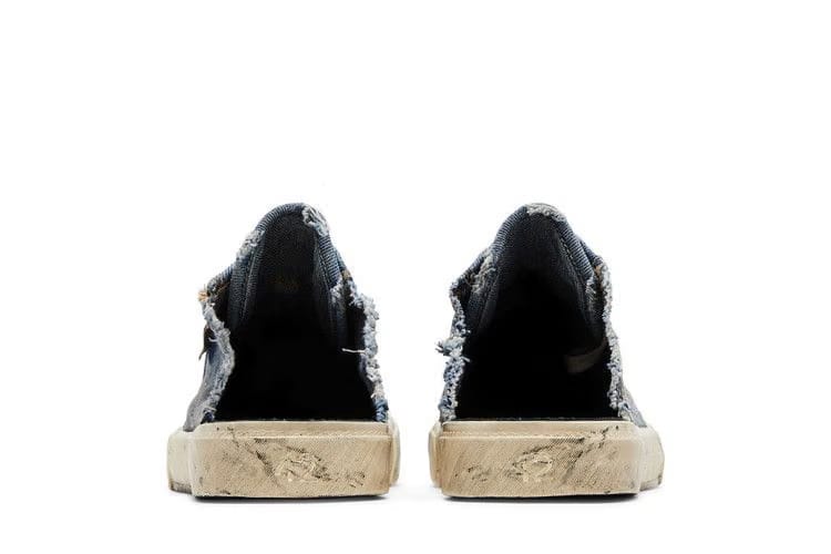 Balenciaga Paris Sneaker Mule Destroyed - Denim