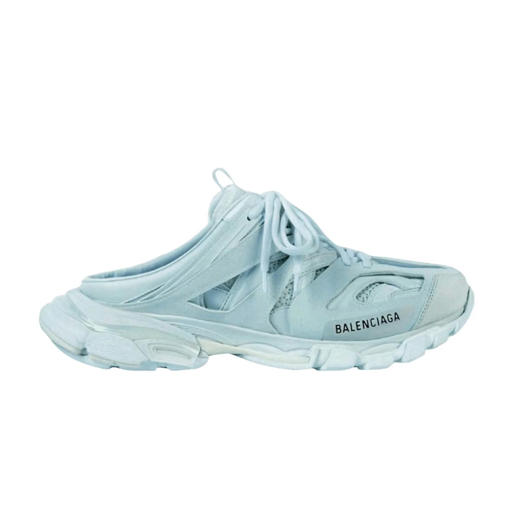 Balenciaga Track Mule Light Blue Black