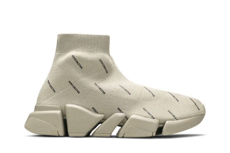 Balenciaga Wmns Speed 2.0 Sneaker 'Allover Logo - Sand'