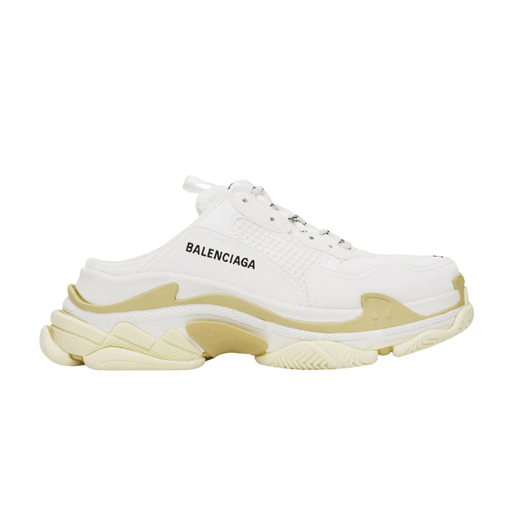 Balenciaga Wmns Triple S Mule 'White Beige'