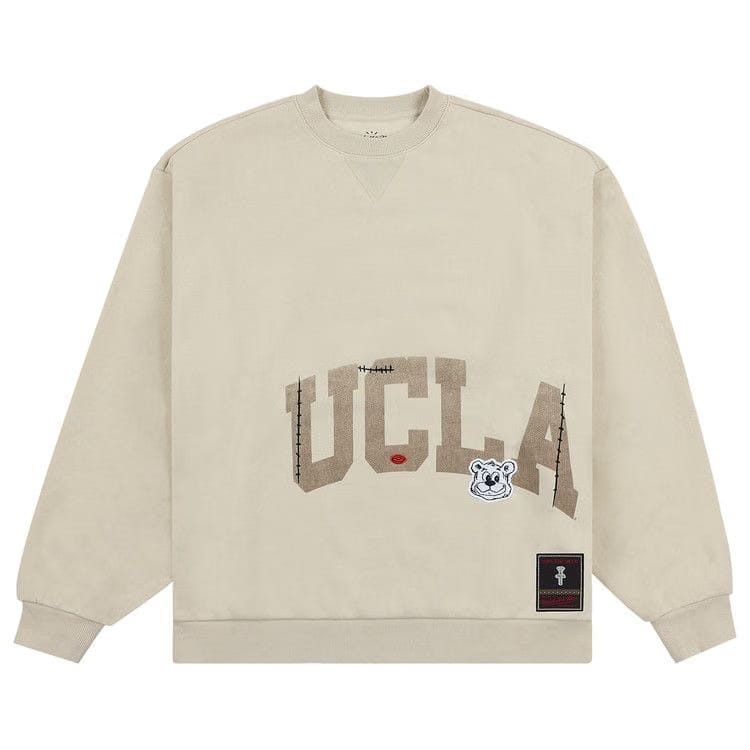 Cactus Jack by Travis Scott x Mitchell & Ness University Of California, Los Angeles Crewneck Tan