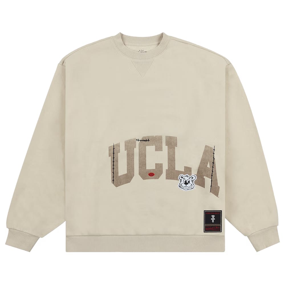 Cactus Jack by Travis Scott x Mitchell & Ness University Of California, Los Angeles Crewneck Tan