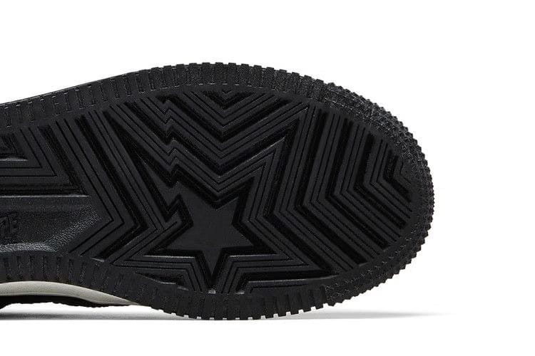 Neighborhood x Bapesta Black Crocodile & Ostrich