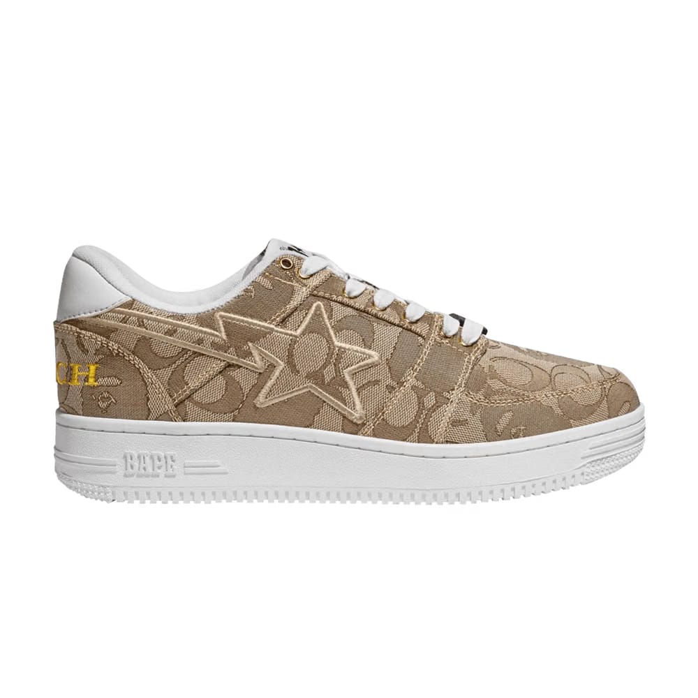 Coach x Bapesta Jacquard Tan