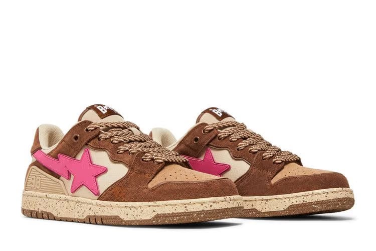 BAPE Sk8 Sta #6 Brown Pink