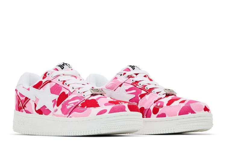 Bapesta Low Pink ABC Camo