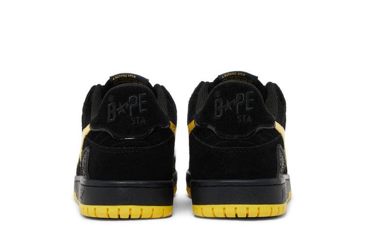 BAPE Sk8 Sta Black Electric Yellow