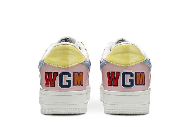 Bapesta Low M1 Shark Face - Pink