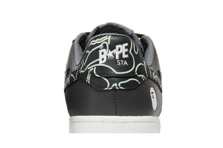 Bapesta Text Code Camo - Charcoal