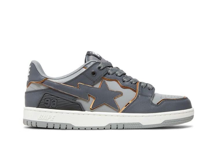 BAPE Sk8 Sta #3 L Gray Gold