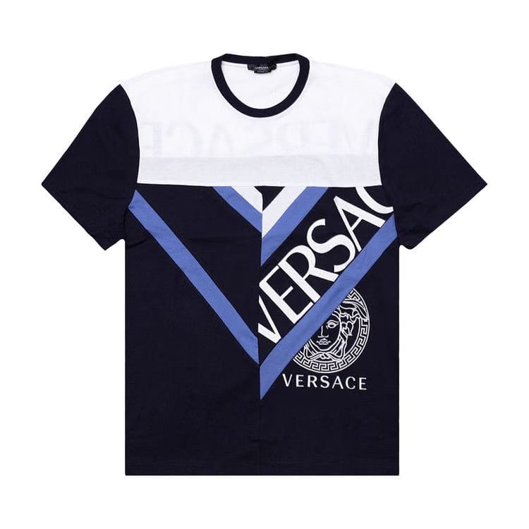 Versace Logo T-Shirt Black White