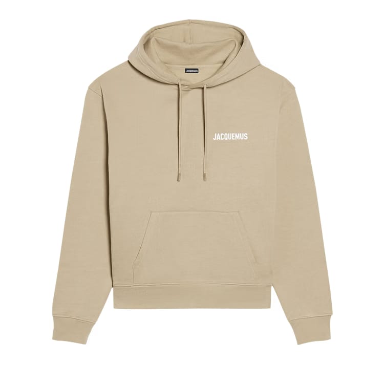Jacquemus Classic Logo Hoodie Light Khaki