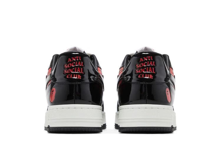 Anti Social Social Club x Bapesta Icon Black
