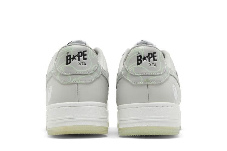 Bapesta Text Code Camo - Grey