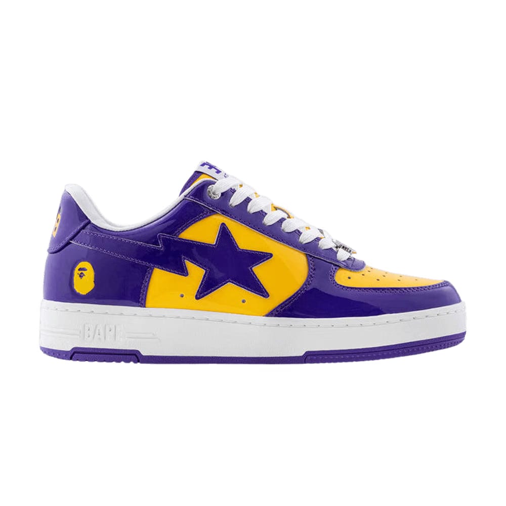 Bapesta #4 Purple Yellow