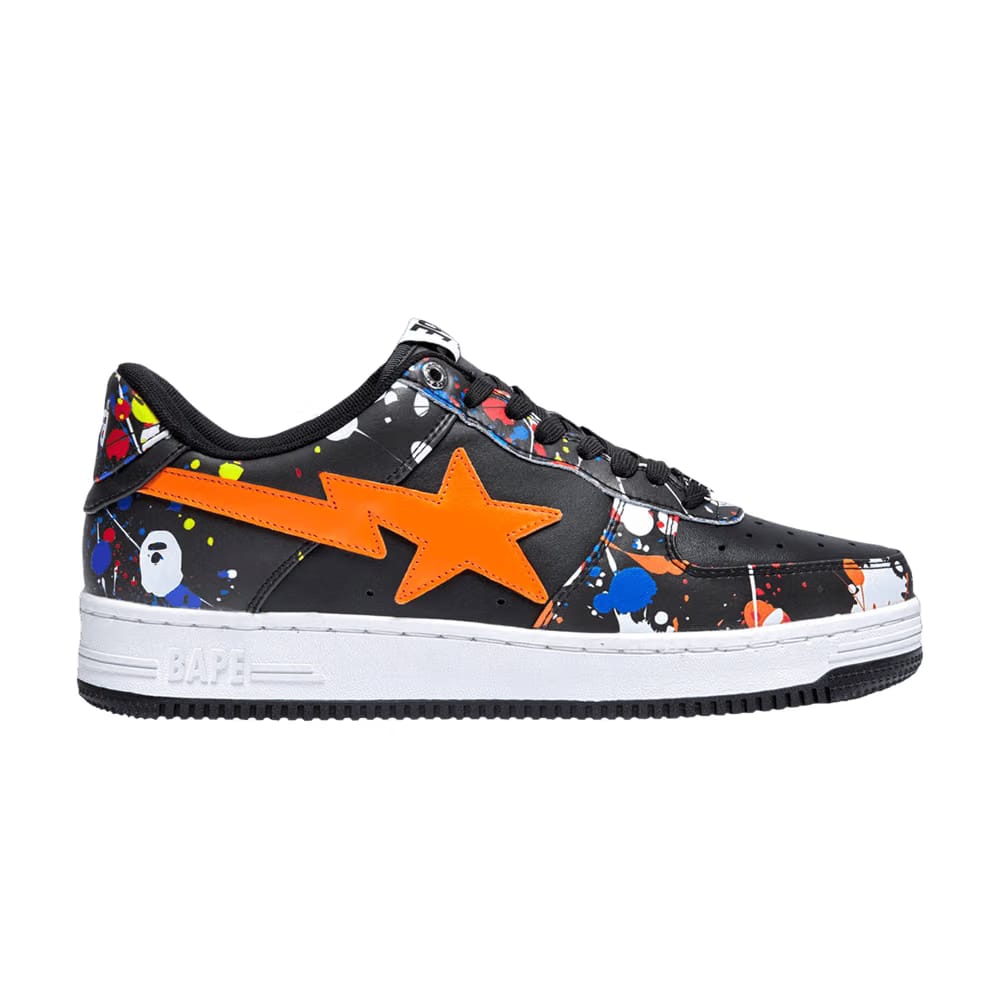 Wmns Bapesta 'Paint Splatter Pack - Black'