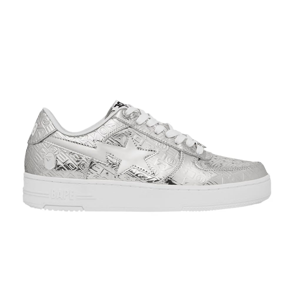 Bapesta #5 Silver Monogram