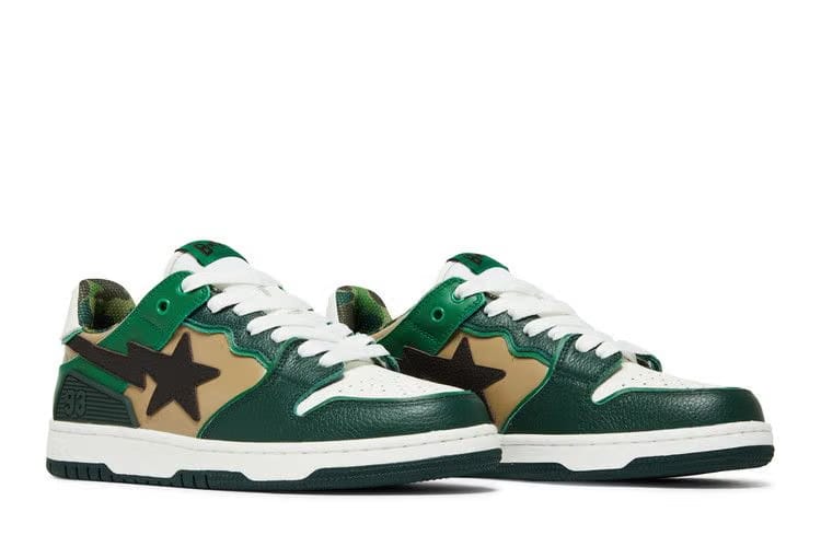 BAPE Sk8 Sta #2 ABC Camo - Green