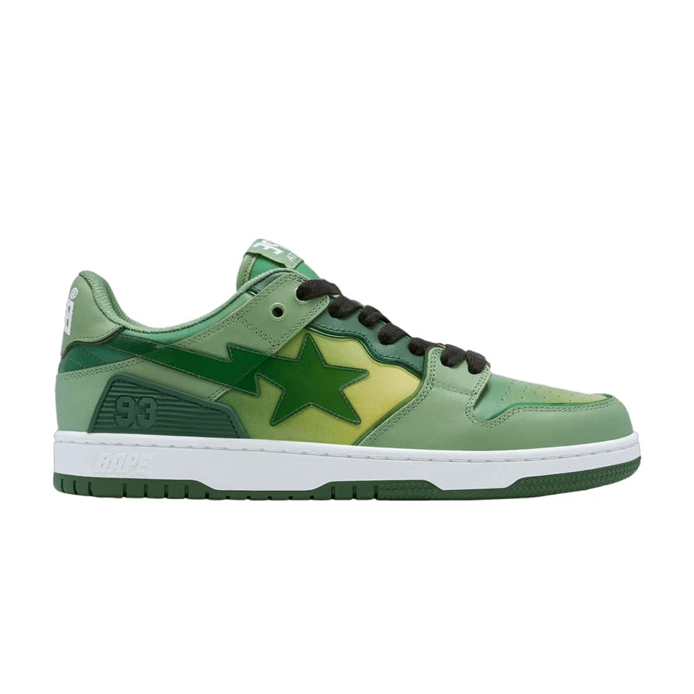 BAPE Sk8 Sta #5 Green Gradient
