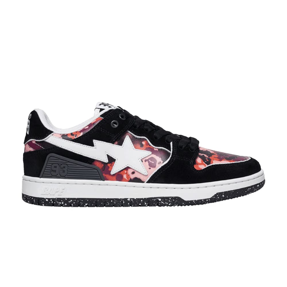 BAPE Sk8 Sta #3 Map Camo Pack - Black