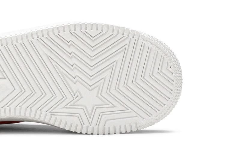 Bapesta Low White Shark Face