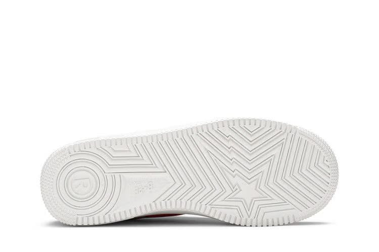 Bapesta Low White Shark Face